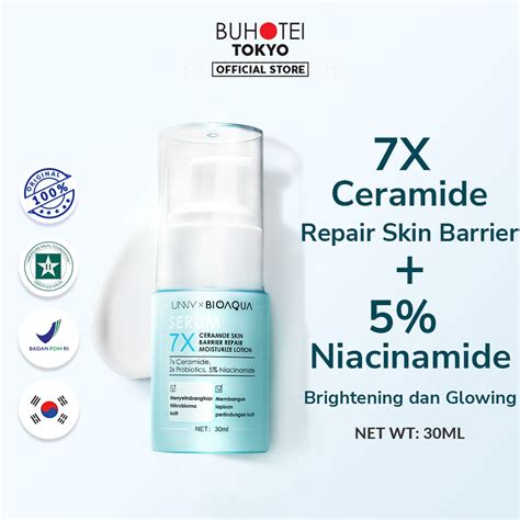 Jual BUHOTEI BIOAQUA 7X Ceramide Skin Barrier Repair Serum Lotion With