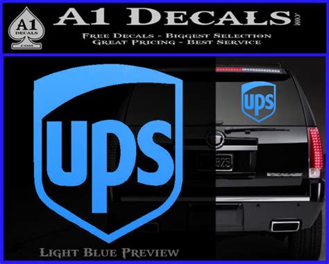 Ups Decal Sticker Sh A1 Decals