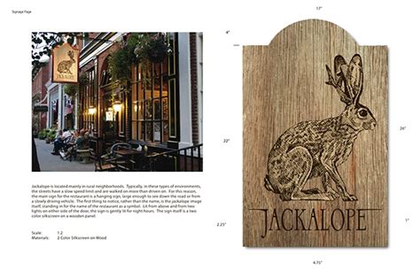 "Jackalope" Restaurant Identity on Behance