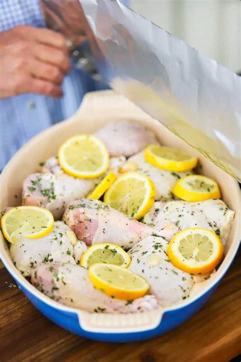 Lemon Roast Chicken Easy Recipe With Video How To Feed A Loon