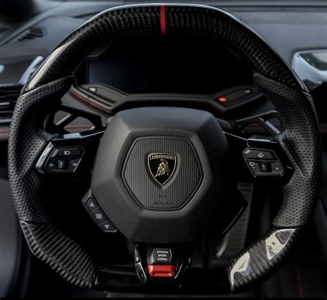 2014 2024 Lamborghini Huracan Custom Carbon Fiber Steering Wheel Next