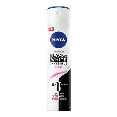 Nivea Deo Sprej Black White Invisible Antiperspirant Ml Eapoteka