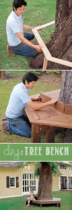 How To Build A Tree Bench Home Interior Ideas