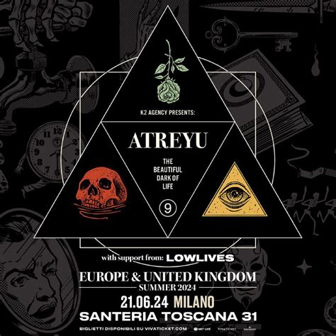 Atreyu Gli Orari Della Data Di Milano Loud And Proud