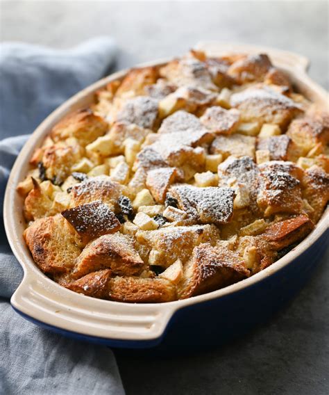 Apple Rum Raisin Bread Pudding Once Upon A Chef