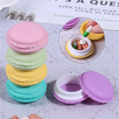 Mini Estuche Port Til De Viaje Macaron Organizador De P Ldoras