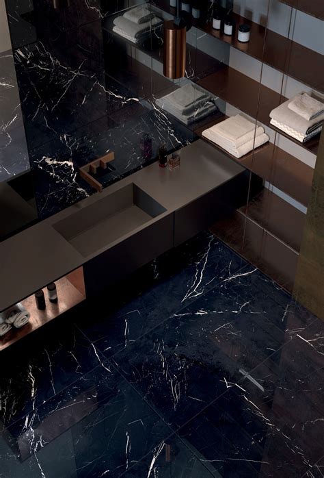 Classic Black Marquina Living Space Tiles