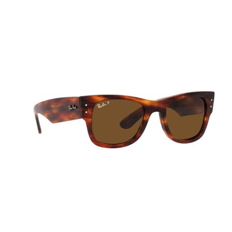 RAY BAN Mega Wayfarer 0840S 954 57 51 Polarize Kahverengi Unisex Güneş