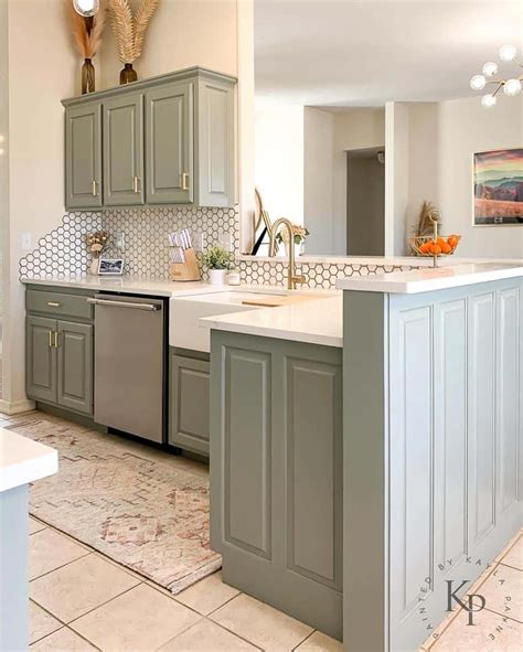 Sherwin Williams Evergreen Fog Kitchen Cabinets