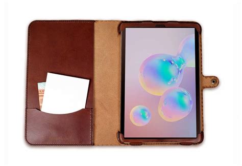 Galaxy Tab S6 Leather Case Leather Cover For Samsung Galaxy Etsy