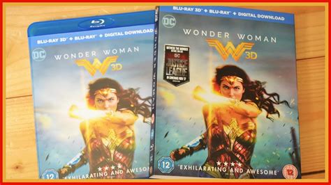 Wonder Woman D Blu Ray Uk Unboxing Youtube