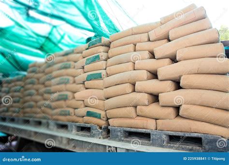 Cement Bags Stock Photo 17806548