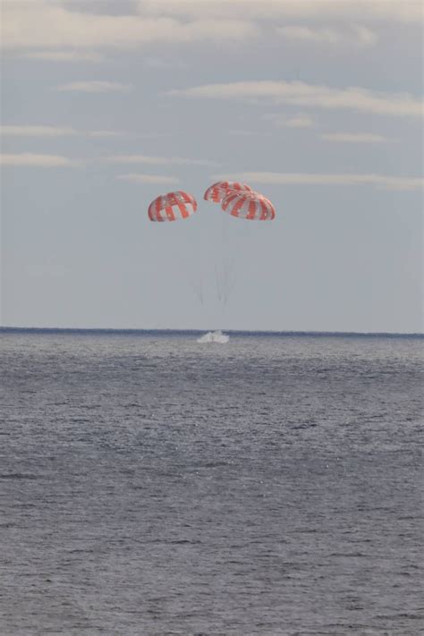 Orion Capsule Ends Artemis I Mission With Successful Splashdown In