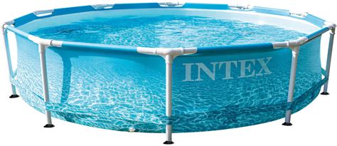 Intex Beachside Metal Frame Pool Set X Cm Gn Au