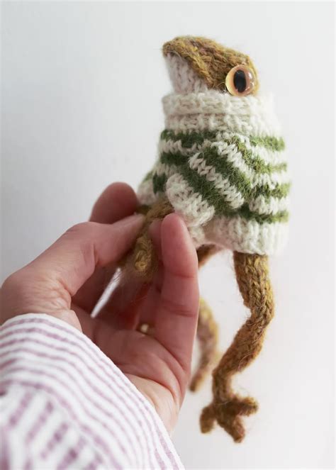 Frog Knitting Pattern And Stripy Sweater From Britain With Love