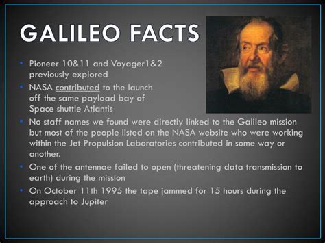 Galileo Galilei Facts For Kids