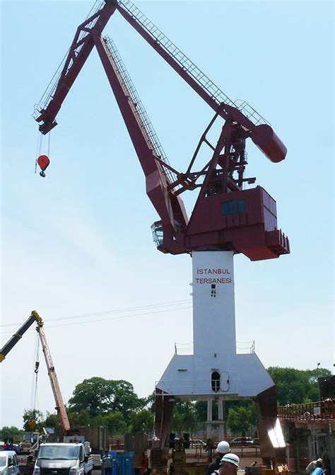 Double Boom Shipyard Crane Ymv Crane And Winch Systems Level Luffing Crane