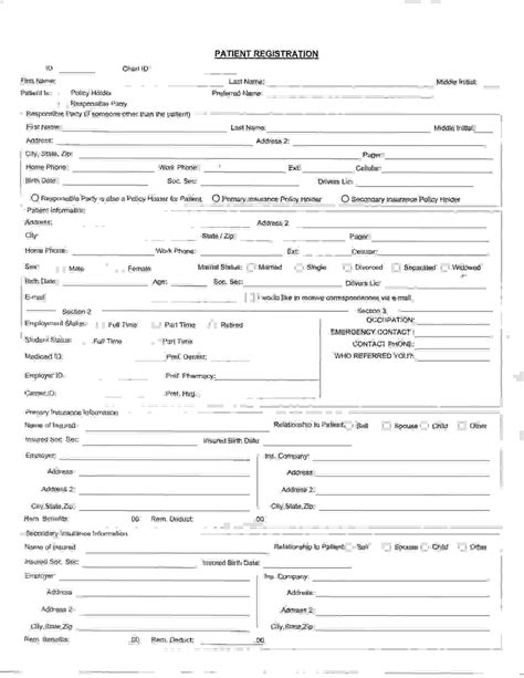 Printable Medical Office Forms