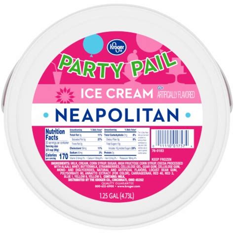 Kroger® Neapolitan Ice Cream Party Pail 1 25 Gal Kroger