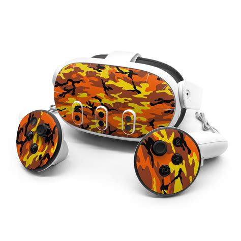 Orange Camo Meta Quest 3 Skin