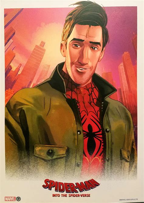 Spider Verse Spider Man By Ruiz Burgos 8x11 Art Print Marvel Comics