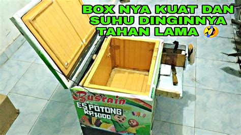 Cara Membuat Box Es Dari Styrofoam Youtube