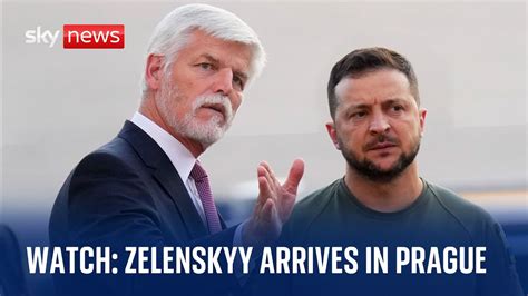 President Zelenskyy Arrives In Prague Youtube