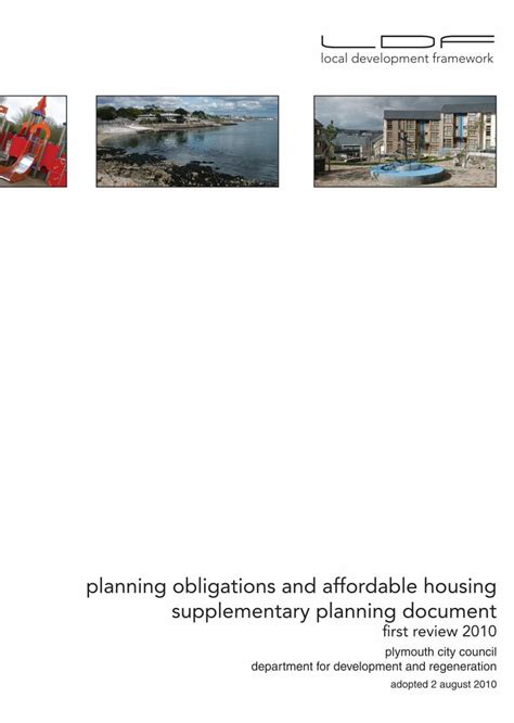 Pdf Planning Obligations And Affordable Housing Supplementary