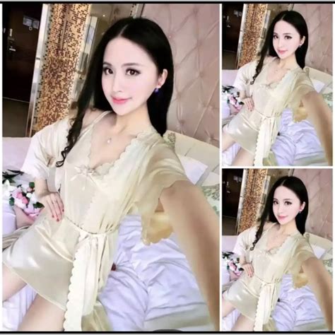 Jual Baju Dress Kimono Tricot In Set Lingerie Sexy Baju Tidur Sexy Baju Tidur Daster