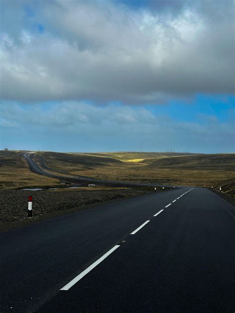 Remote Road Marking, The Falkland Islands - Roadgrip