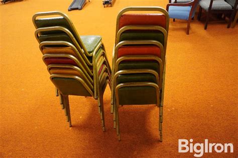 Cushioned Stackable Chairs BigIron Auctions