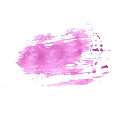 Nuage Aquarelle Rose Clair Sur Fond Blanc Texture Claboussure De