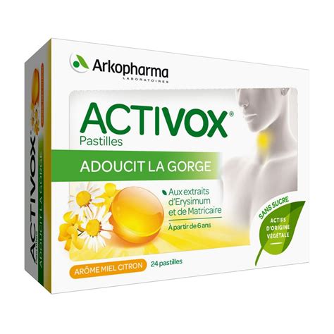 Arkopharma Activox Miel Citron Pastilles