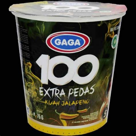 Jual MIE GAGA 100 CUP EXTRA PEDAS JALAPENO Shopee Indonesia