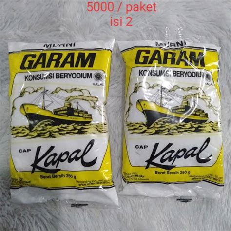 Jual Garam Cap Kapal Shopee Indonesia