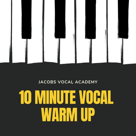 10 Minute Vocal Warm Up Song And Lyrics By Jacobs Vocal Academy Spotify