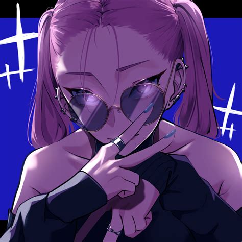 Safebooru 1girl Absurdres Bare Shoulders Blue Nails Closed Mouth