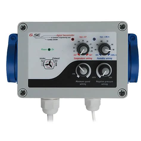 GSE Controlador De Humedad Temperatura Y VPD Para 2 Ventiladores 16A