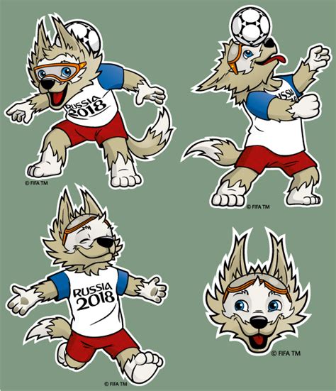 Zabivaka Jugando Al Tutbol F Tbol Nuevas Poses Mascota Del Mundial