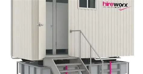3x3 Portable Toilet Block Restroom Solution Hireworx