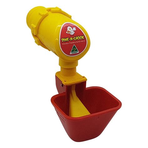 Single Outlet Lubing Cup For Plastic Drum Drinkers · Dine A Chook