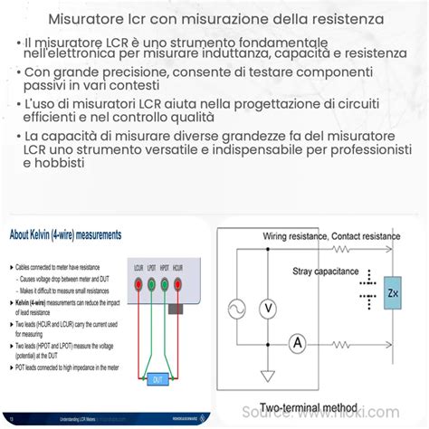 Misuratore Lcr Con Misurazione Della Resistenza Come Funziona