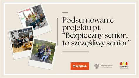 Film podsumowujący projekt Bezpieczny senior to szczęśliwy senior