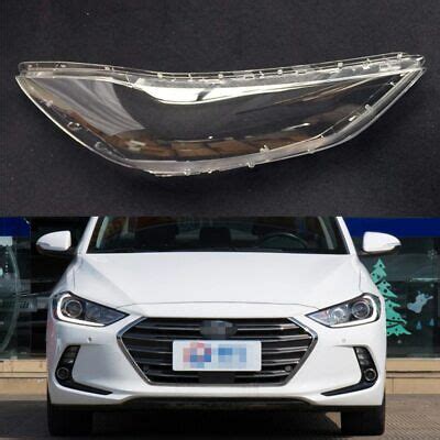 Pair For Hyundai Elantra Headlight Cover Car Headlamp Lens Ebay