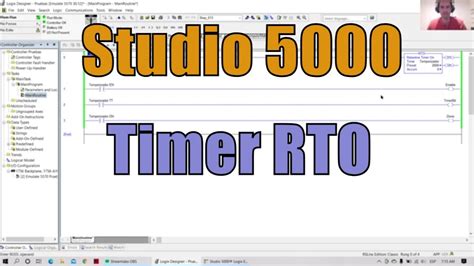 Tutorial Instrucción RTO Temporizador Retentive Timer On en Studio 5000