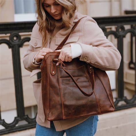 Brown Leather Handbag