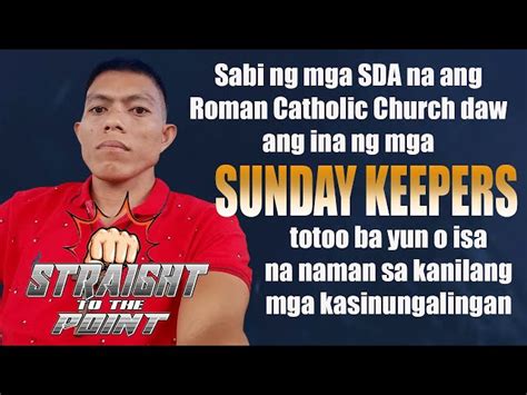 Testimonya Daw Ng Isang Catholic Member Na Nag SDA Tatalakayin Ni