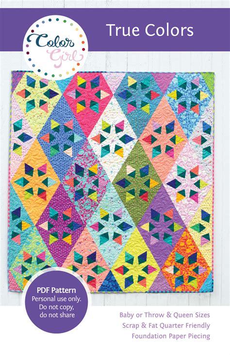 True Colors Quilt Pattern Color Girl Quilts