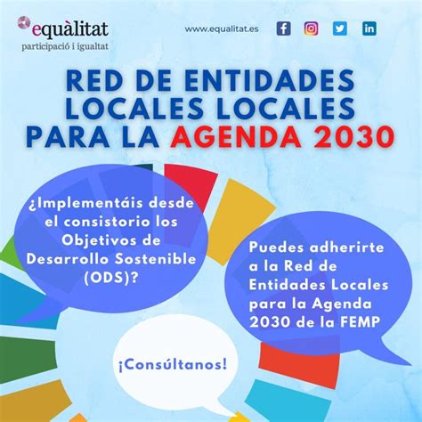 Red De Entidades Locales Para La Agenda Equ Litat