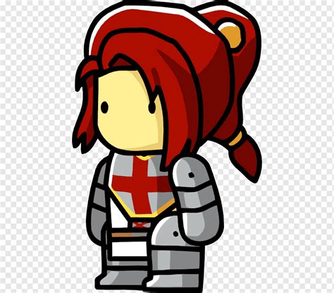 Scribblenauts Female Crusader Juegos Scribblenauts Png Pngwing